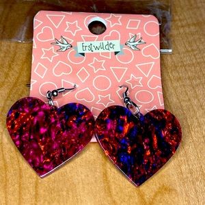 Erstwilder Care Bears Collection Heart Earrings